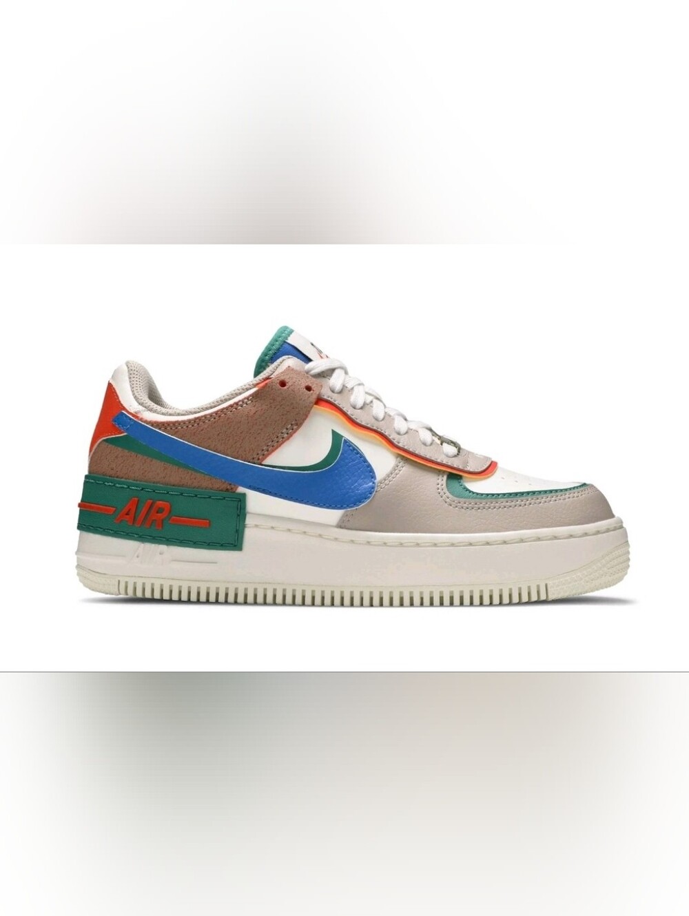 WMNS Nike Air Force 1 Shadow Sail Signal Blue Green